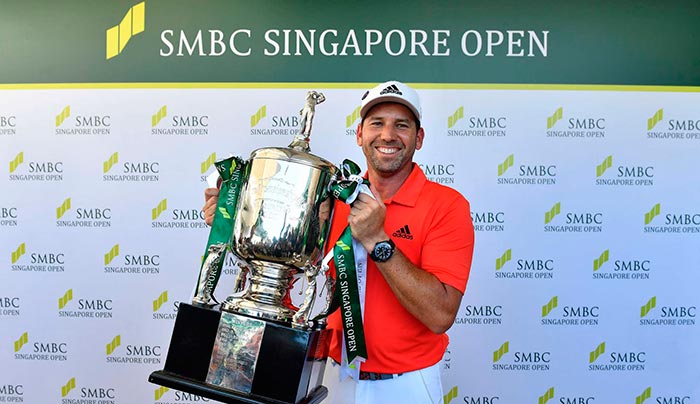 Sergio Garcia ganador del abierto de Singapur 2018