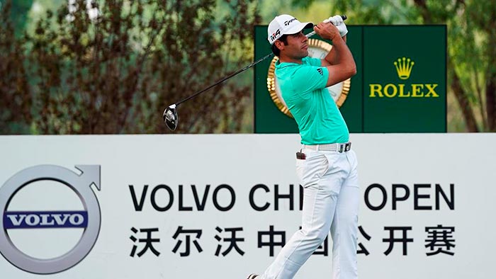 Adrián Otaegui en el Volvo China Open 2018