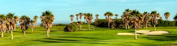 Espectacular vista del campo de golf Costa Ballena Ocean