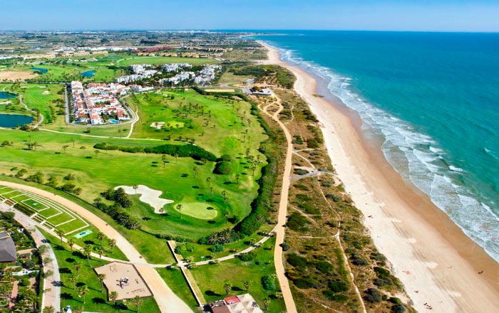 Impresionante vista del Costa Ballena Ocean Golf Club