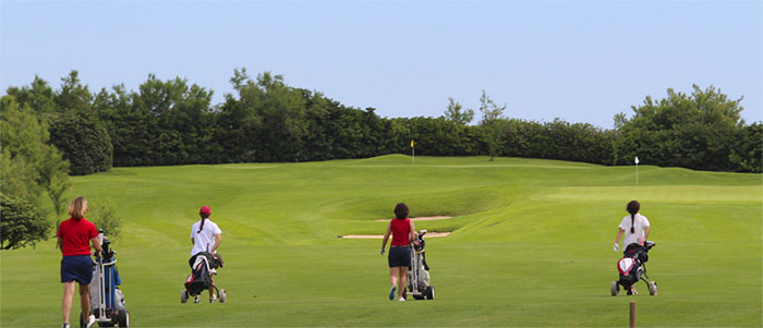 Vista del campo de golf Real Sociedad de Neguri