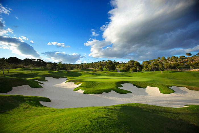 Espectacular vista búnker Las Colinas Golf Alicante