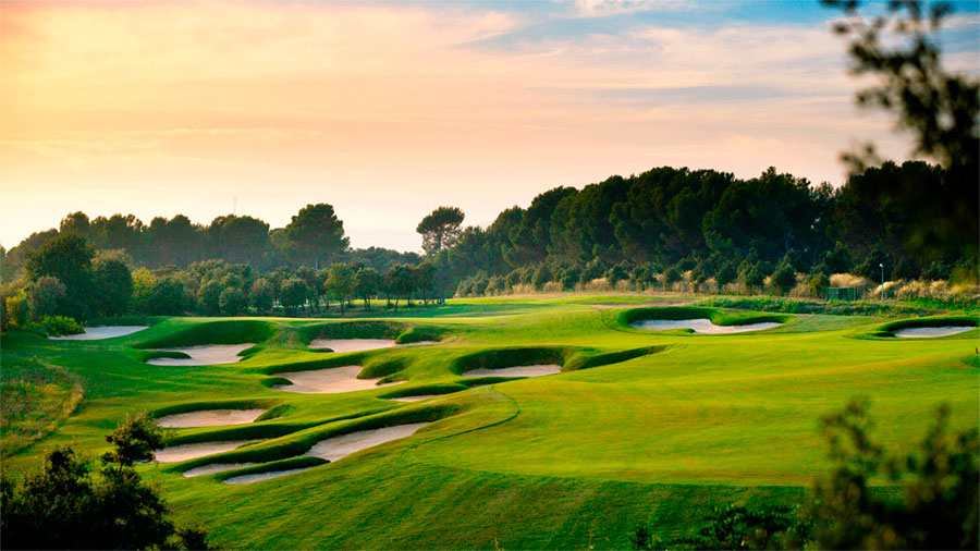 Preciosa vista del Real Club de Golf El Prat